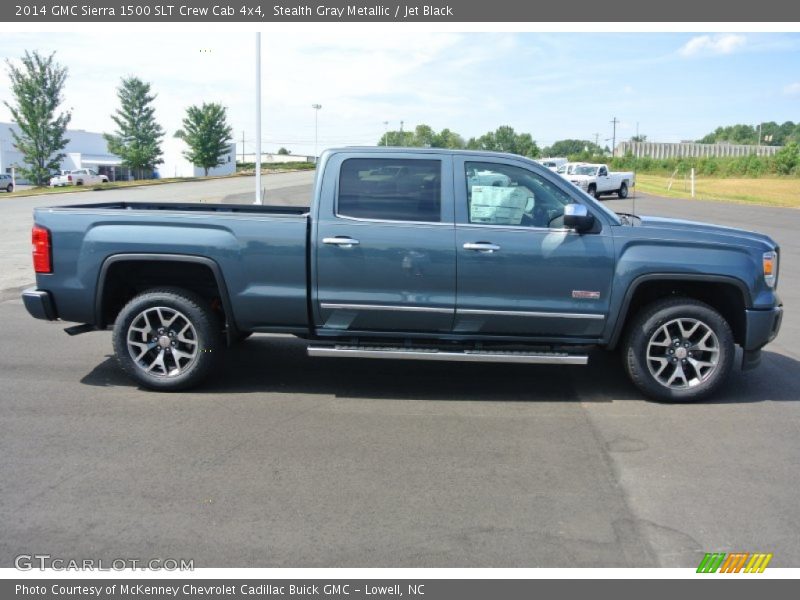 Stealth Gray Metallic / Jet Black 2014 GMC Sierra 1500 SLT Crew Cab 4x4