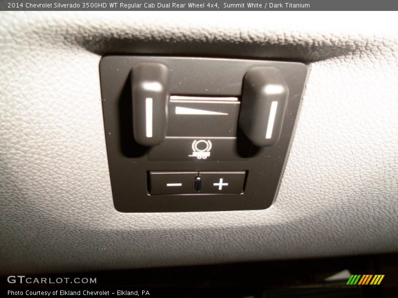 Controls of 2014 Silverado 3500HD WT Regular Cab Dual Rear Wheel 4x4
