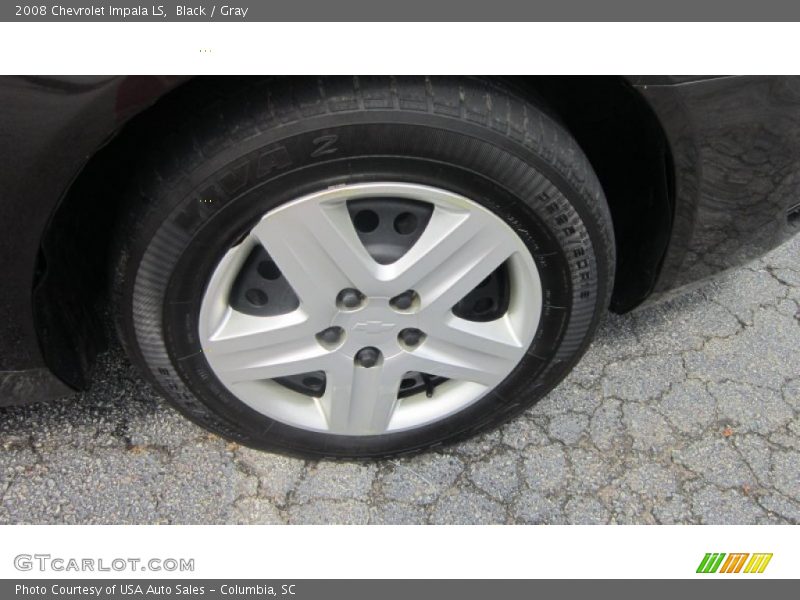Black / Gray 2008 Chevrolet Impala LS