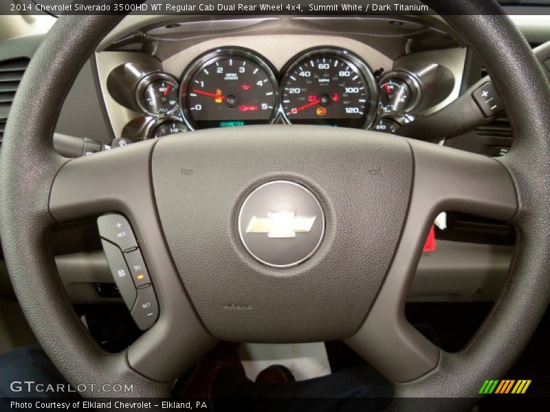  2014 Silverado 3500HD WT Regular Cab Dual Rear Wheel 4x4 Steering Wheel