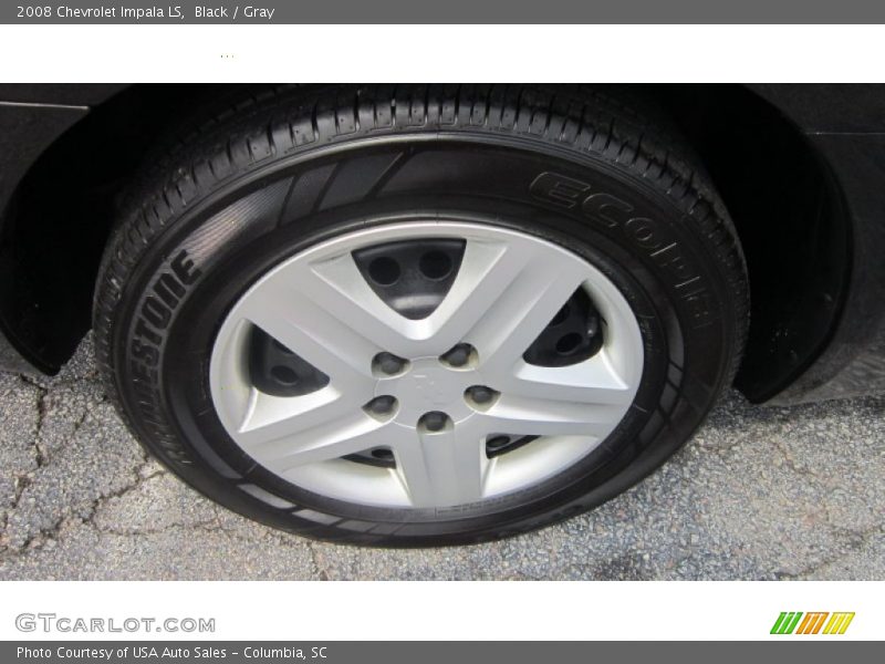 Black / Gray 2008 Chevrolet Impala LS