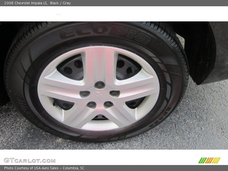 Black / Gray 2008 Chevrolet Impala LS