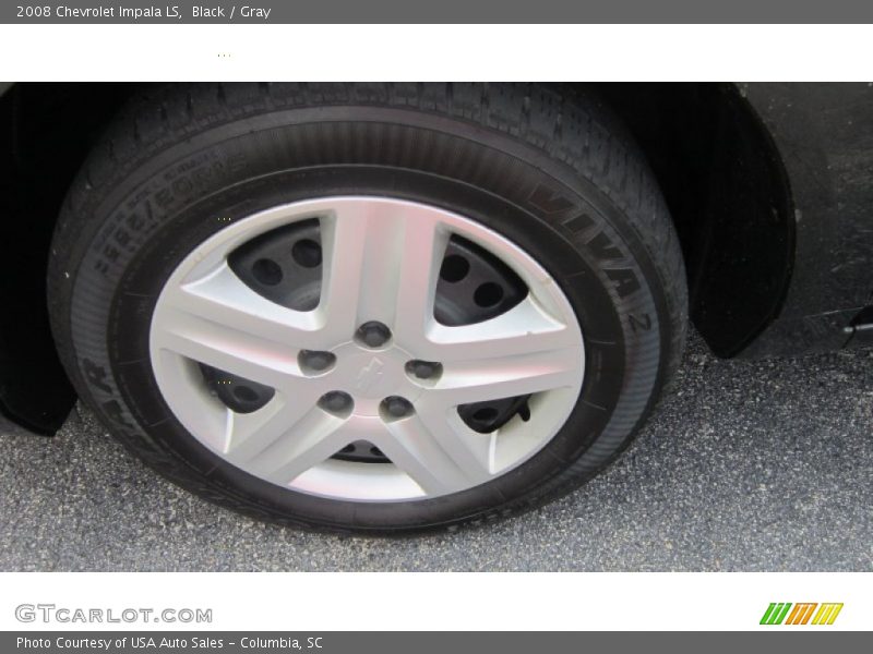 Black / Gray 2008 Chevrolet Impala LS