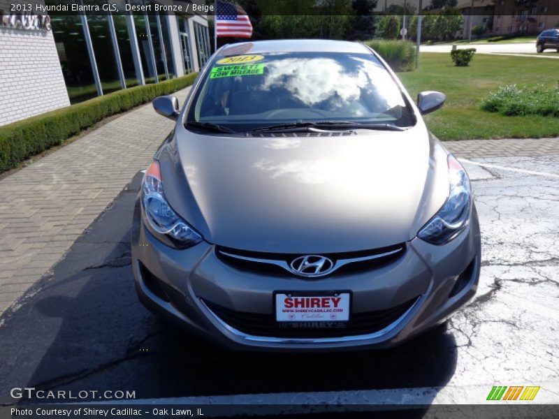 Desert Bronze / Beige 2013 Hyundai Elantra GLS