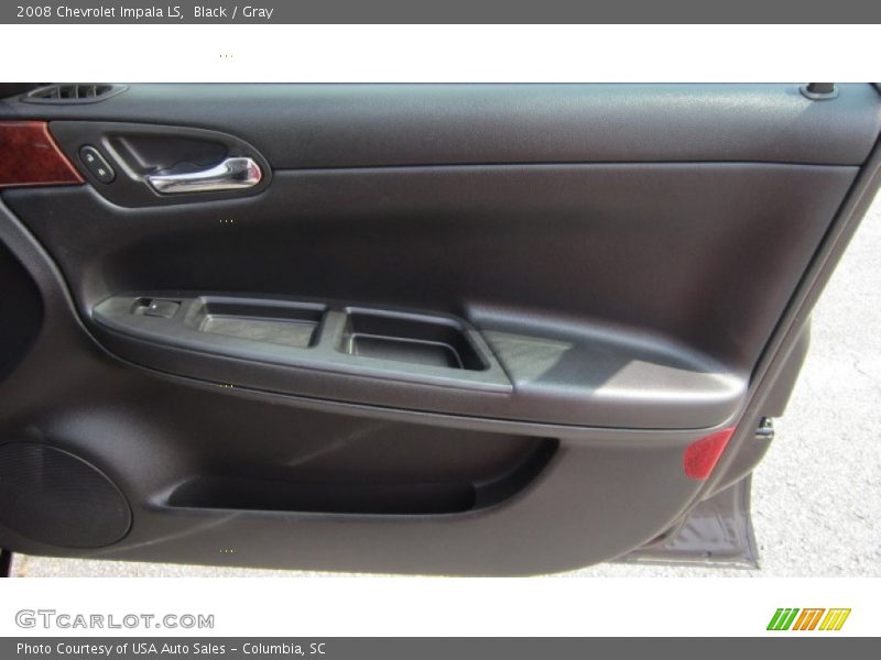 Black / Gray 2008 Chevrolet Impala LS