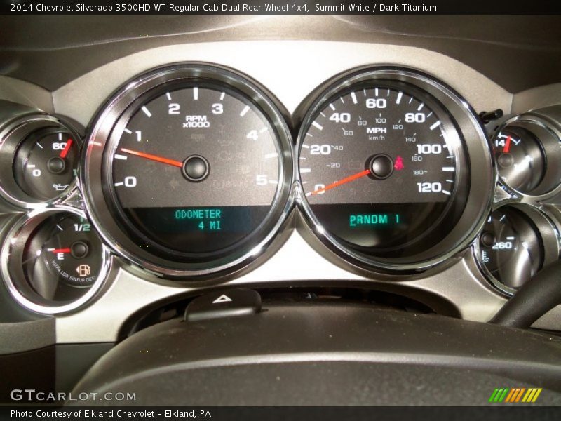  2014 Silverado 3500HD WT Regular Cab Dual Rear Wheel 4x4 WT Regular Cab Dual Rear Wheel 4x4 Gauges