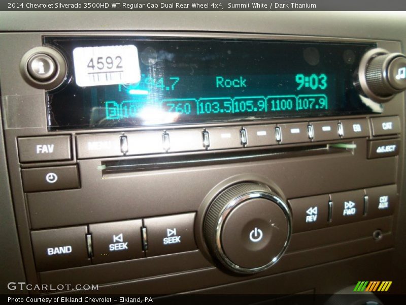 Audio System of 2014 Silverado 3500HD WT Regular Cab Dual Rear Wheel 4x4
