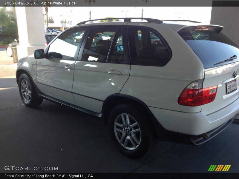 Alpine White / Beige 2006 BMW X5 3.0i