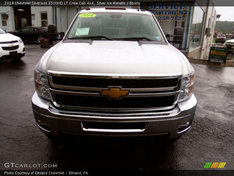 Silver Ice Metallic / Ebony 2014 Chevrolet Silverado 3500HD LT Crew Cab 4x4