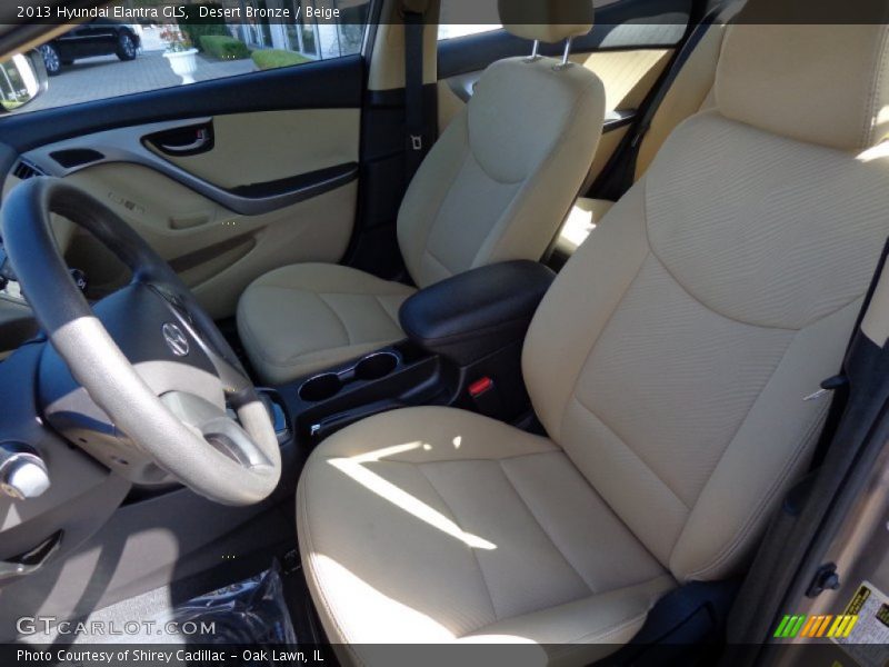 Desert Bronze / Beige 2013 Hyundai Elantra GLS