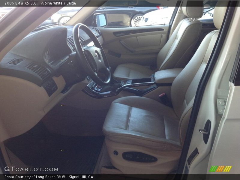 Alpine White / Beige 2006 BMW X5 3.0i