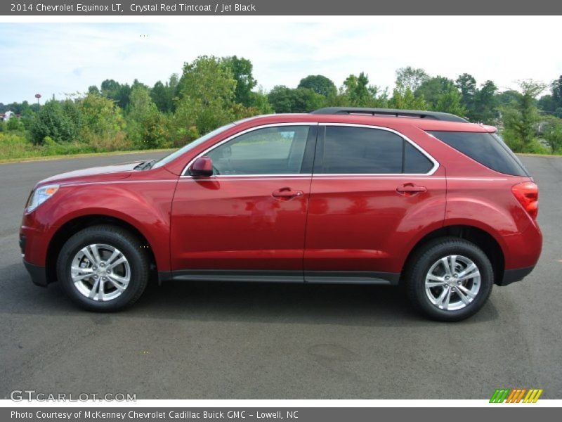 Crystal Red Tintcoat / Jet Black 2014 Chevrolet Equinox LT