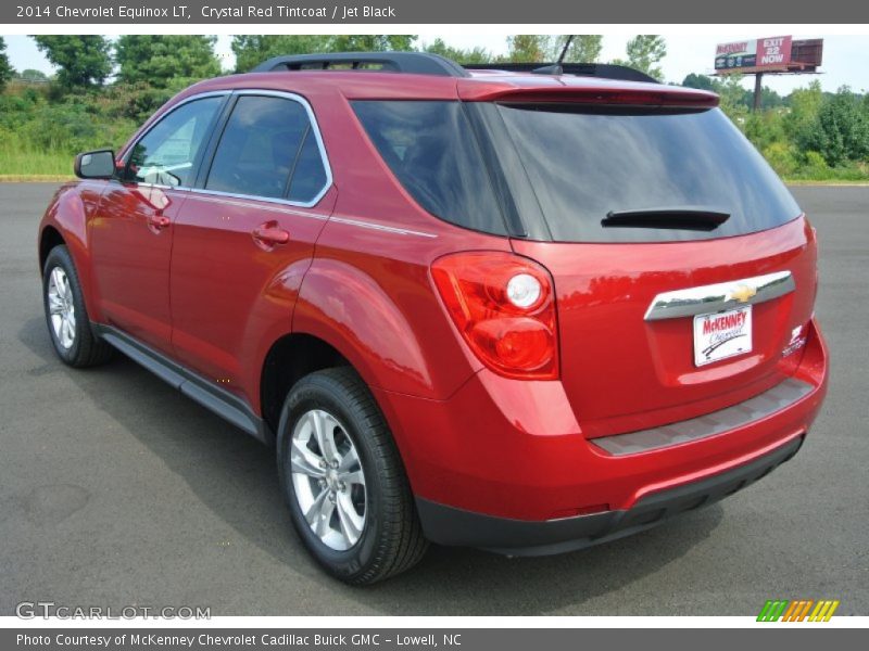 Crystal Red Tintcoat / Jet Black 2014 Chevrolet Equinox LT