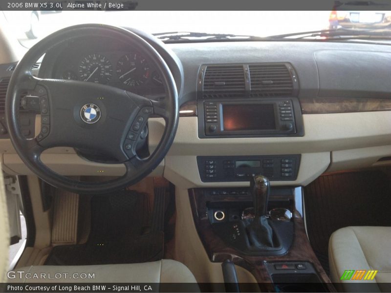 Alpine White / Beige 2006 BMW X5 3.0i