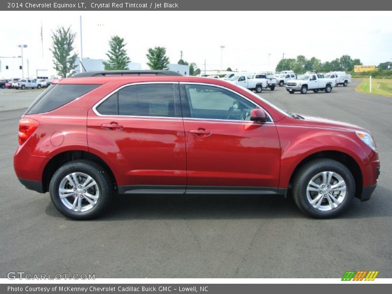 Crystal Red Tintcoat / Jet Black 2014 Chevrolet Equinox LT