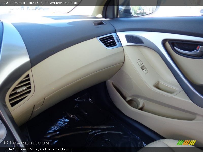 Desert Bronze / Beige 2013 Hyundai Elantra GLS