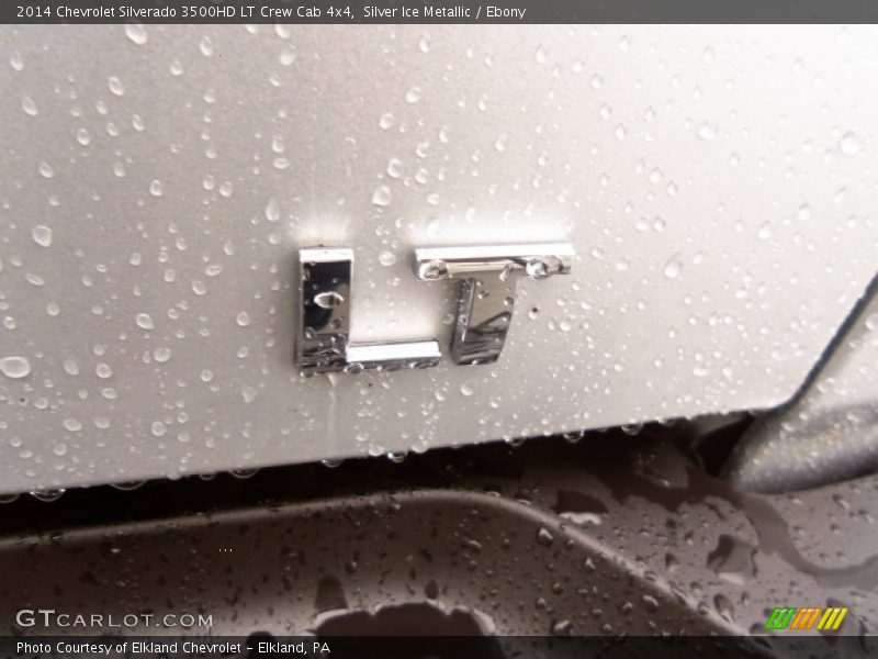Silver Ice Metallic / Ebony 2014 Chevrolet Silverado 3500HD LT Crew Cab 4x4