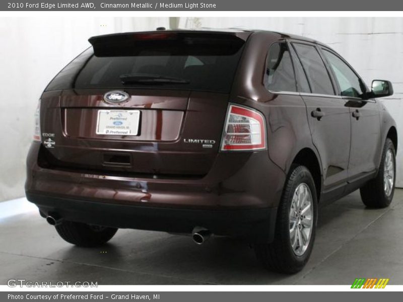 Cinnamon Metallic / Medium Light Stone 2010 Ford Edge Limited AWD