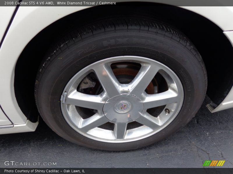 White Diamond Tricoat / Cashmere 2008 Cadillac STS 4 V6 AWD