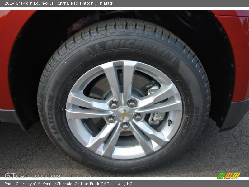 Crystal Red Tintcoat / Jet Black 2014 Chevrolet Equinox LT