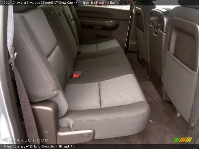 Rear Seat of 2014 Silverado 3500HD LT Crew Cab 4x4
