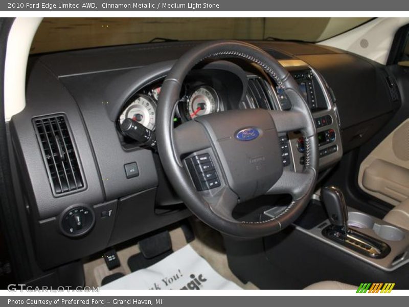 Cinnamon Metallic / Medium Light Stone 2010 Ford Edge Limited AWD