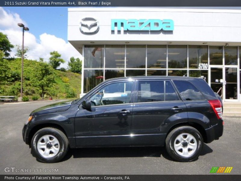 Black Pearl / Beige 2011 Suzuki Grand Vitara Premium 4x4
