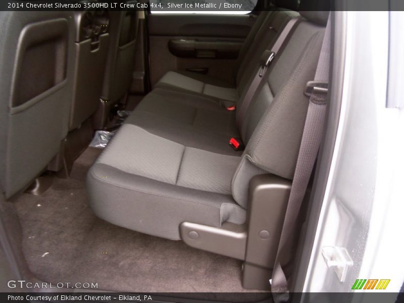 Rear Seat of 2014 Silverado 3500HD LT Crew Cab 4x4