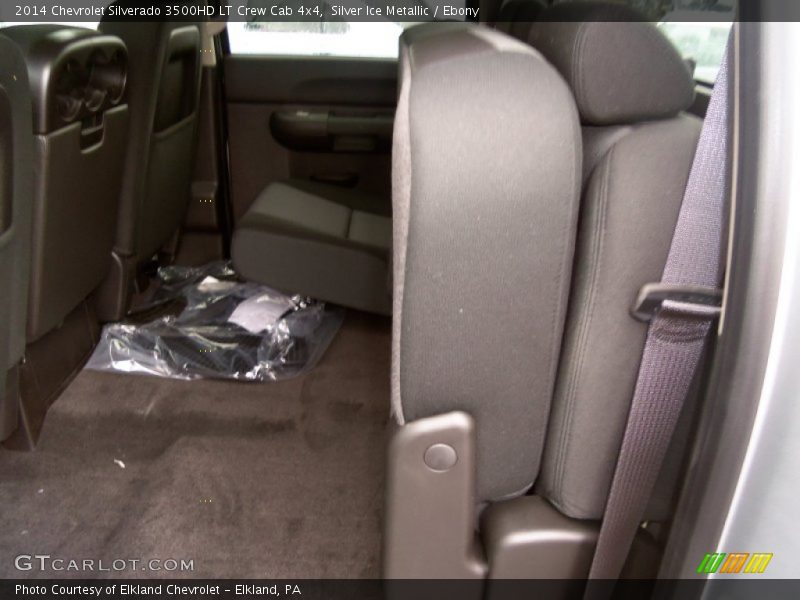 Rear Seat of 2014 Silverado 3500HD LT Crew Cab 4x4