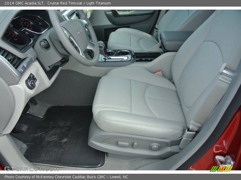 Crystal Red Tintcoat / Light Titanium 2014 GMC Acadia SLT