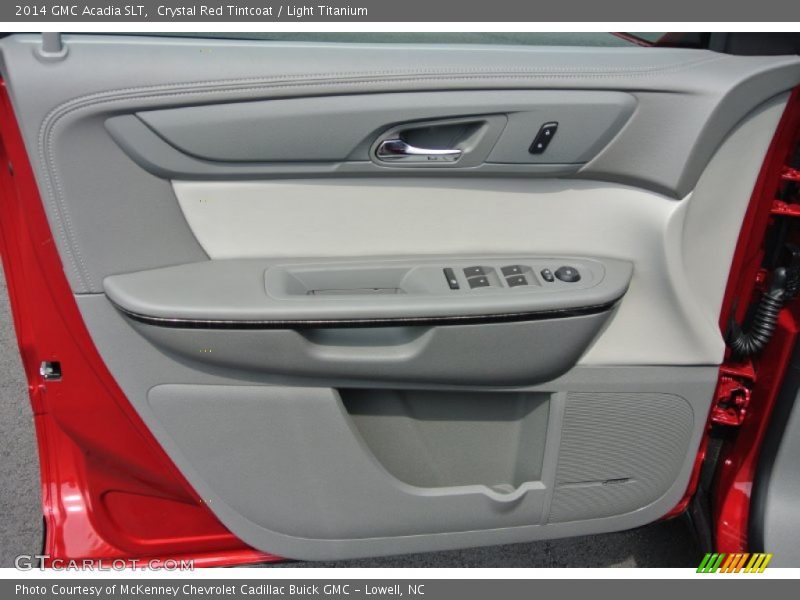 Crystal Red Tintcoat / Light Titanium 2014 GMC Acadia SLT