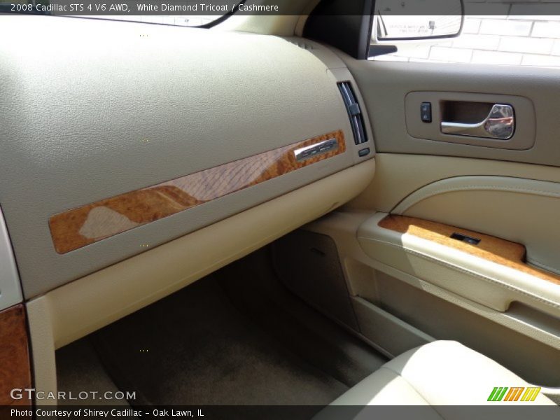 White Diamond Tricoat / Cashmere 2008 Cadillac STS 4 V6 AWD