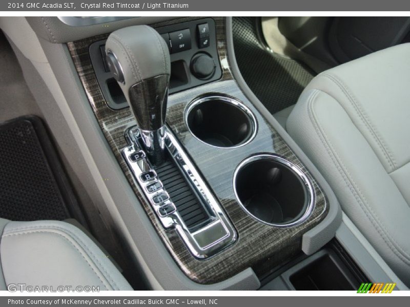 Crystal Red Tintcoat / Light Titanium 2014 GMC Acadia SLT