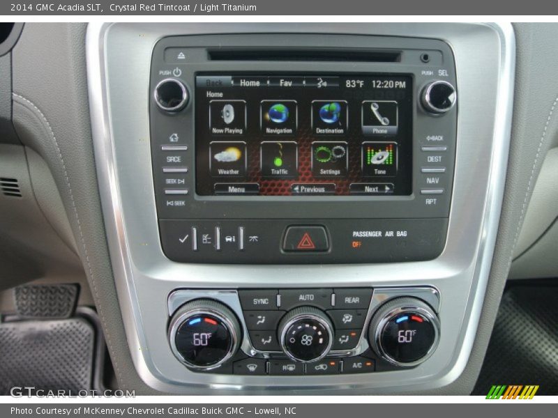 Crystal Red Tintcoat / Light Titanium 2014 GMC Acadia SLT