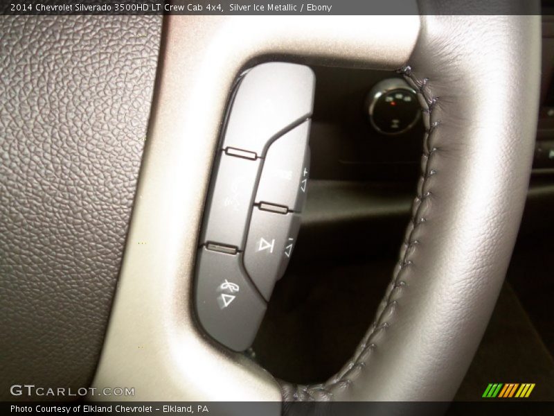 Silver Ice Metallic / Ebony 2014 Chevrolet Silverado 3500HD LT Crew Cab 4x4