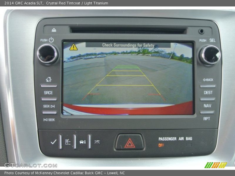 Crystal Red Tintcoat / Light Titanium 2014 GMC Acadia SLT