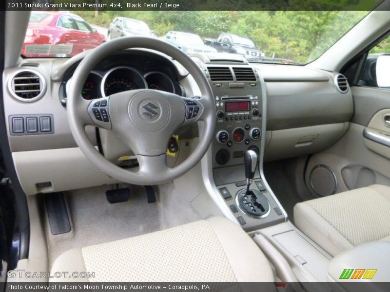 Black Pearl / Beige 2011 Suzuki Grand Vitara Premium 4x4