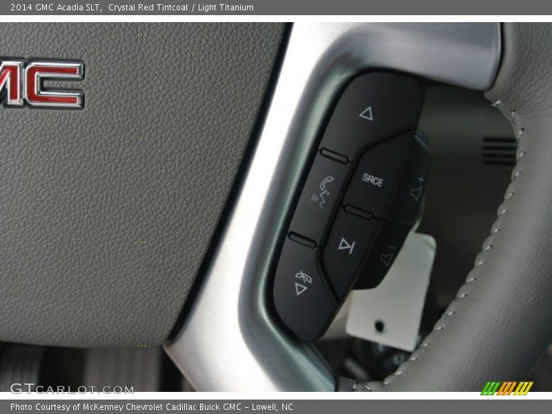 Crystal Red Tintcoat / Light Titanium 2014 GMC Acadia SLT