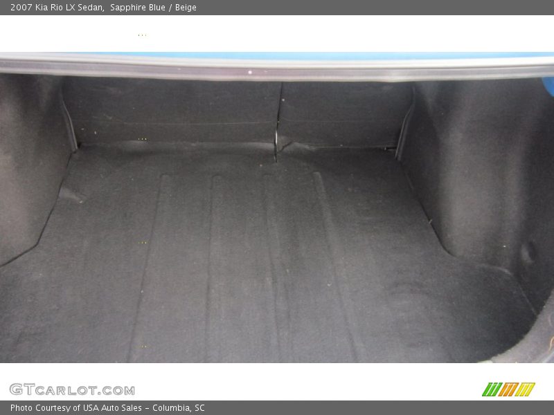 Sapphire Blue / Beige 2007 Kia Rio LX Sedan