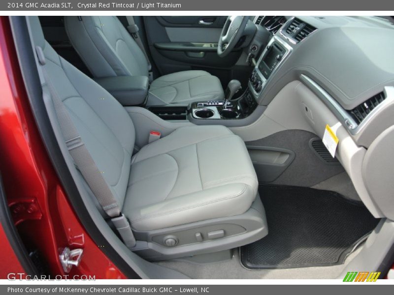 Crystal Red Tintcoat / Light Titanium 2014 GMC Acadia SLT