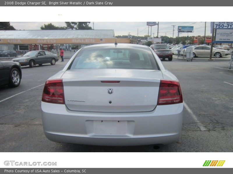 Bright Silver Metallic / Dark Slate Gray 2008 Dodge Charger SE