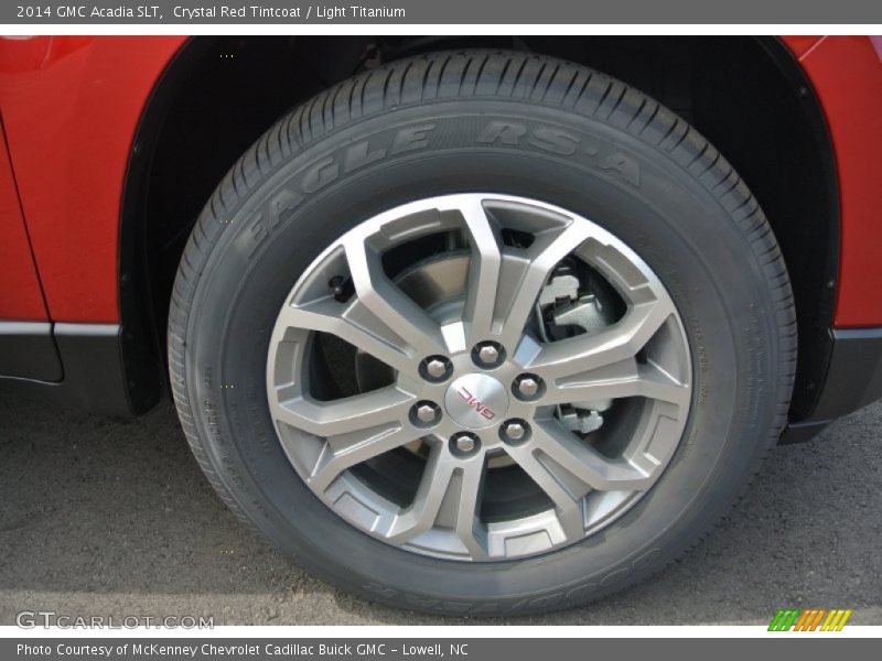 Crystal Red Tintcoat / Light Titanium 2014 GMC Acadia SLT
