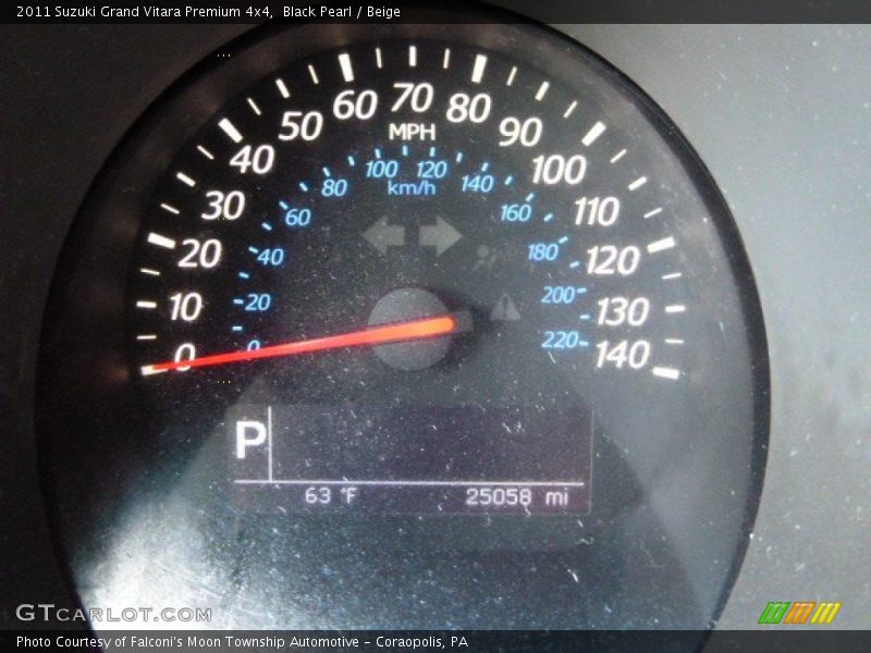 Black Pearl / Beige 2011 Suzuki Grand Vitara Premium 4x4