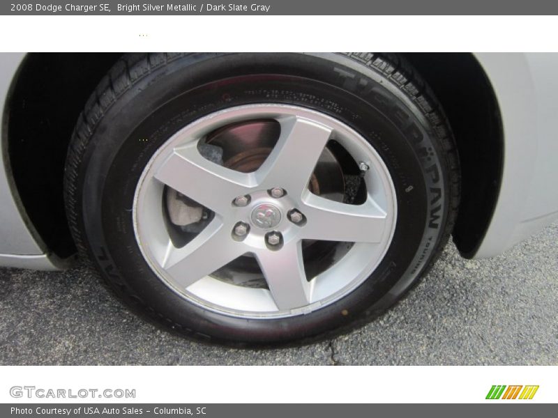 Bright Silver Metallic / Dark Slate Gray 2008 Dodge Charger SE