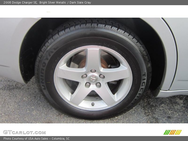 Bright Silver Metallic / Dark Slate Gray 2008 Dodge Charger SE