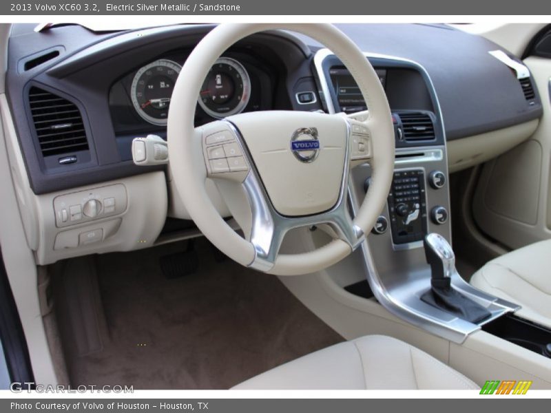 Electric Silver Metallic / Sandstone 2013 Volvo XC60 3.2