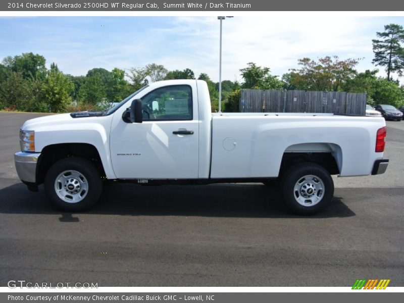 Summit White / Dark Titanium 2014 Chevrolet Silverado 2500HD WT Regular Cab