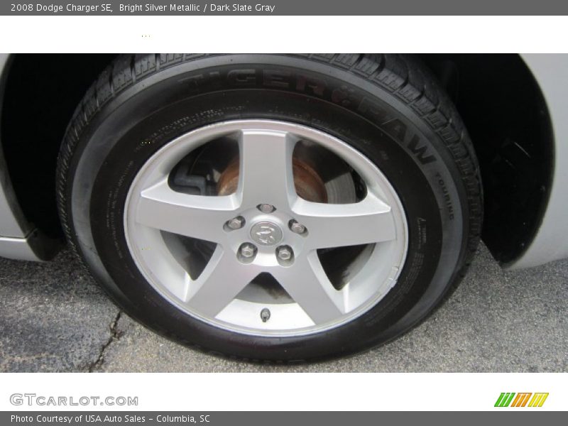 Bright Silver Metallic / Dark Slate Gray 2008 Dodge Charger SE