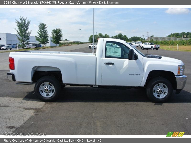 Summit White / Dark Titanium 2014 Chevrolet Silverado 2500HD WT Regular Cab