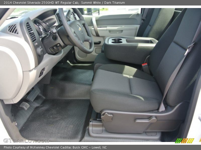 Summit White / Dark Titanium 2014 Chevrolet Silverado 2500HD WT Regular Cab